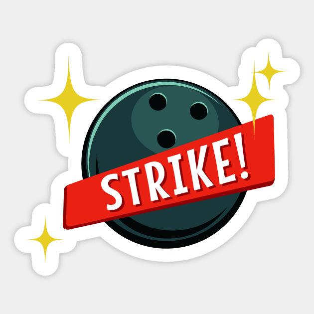 Strike! Sticker by SWON Design